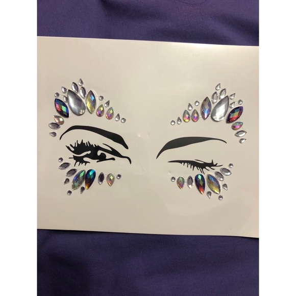 Other - 🚨FLASH SALE🚨 Festival Face Rhinestone Sticker